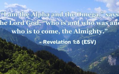 The God who is, who was and who is to come.